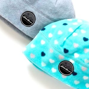 NWT Eddie Bauer Quest Fleece Beanie - 2 Pack Size S/M